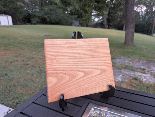 No. 129 "Tab Will Work" | Honey Locust Cutting Board, 8x7