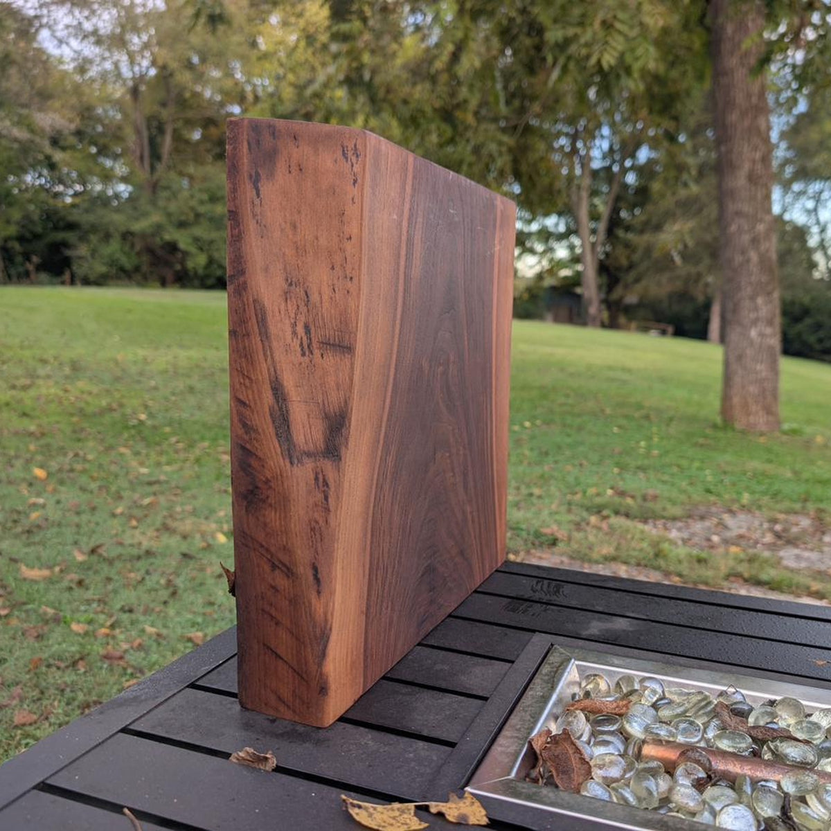 No. 447 "Mr. Pruitt" | Walnut Cutting Board, 13x12.75x3