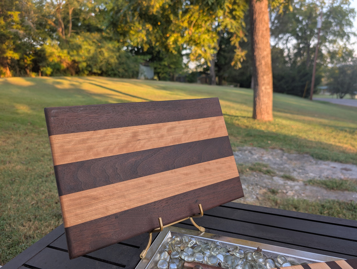 No. 158 "Gerald Junior" | Cherry & Walnut Bread & Cutting Board, 15.5x10